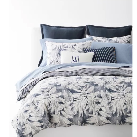 Evan Botanical Palm duvet cover Set, Full/Queen - Picture 9 of 10